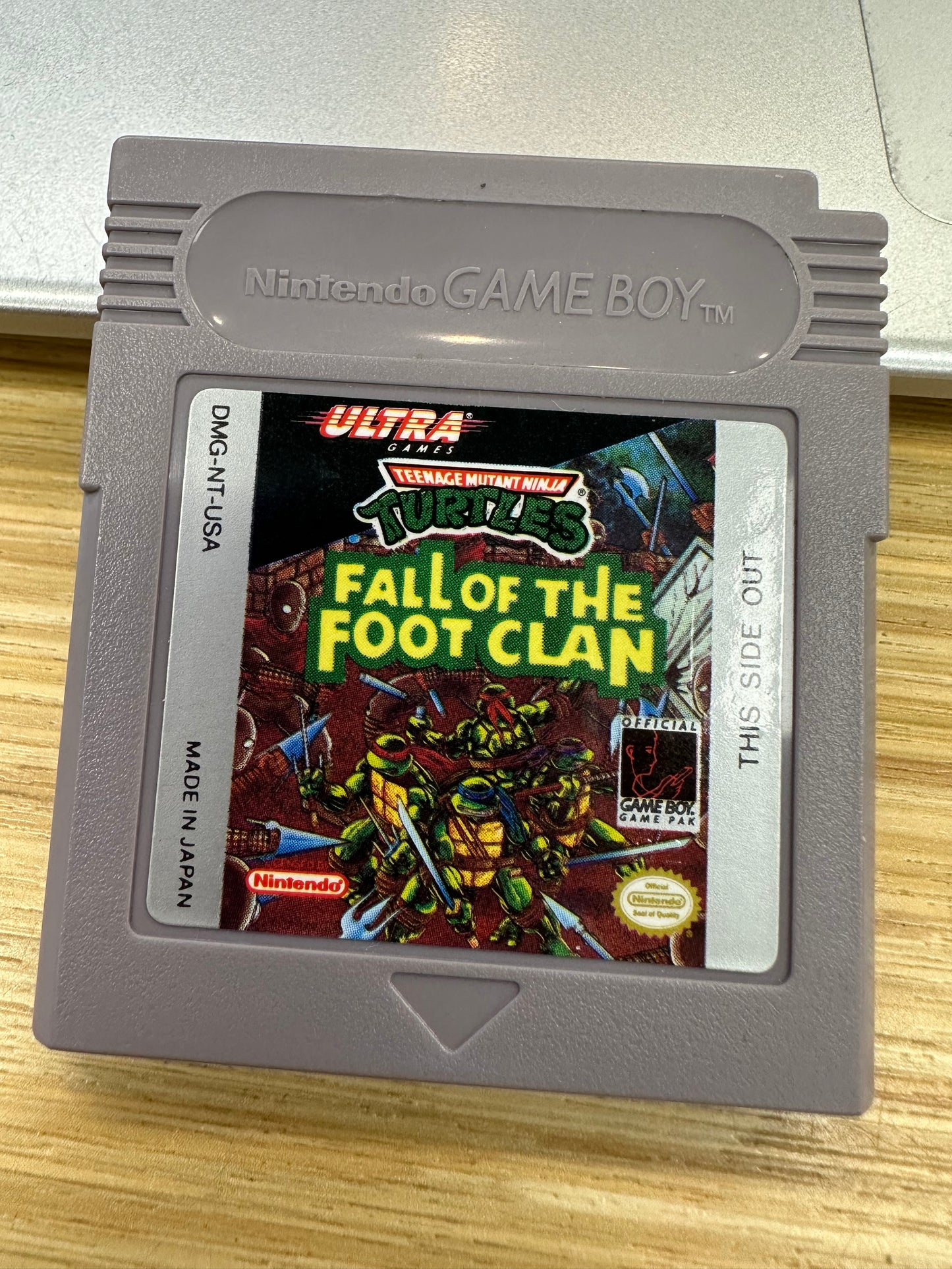 TMNT Fall of the Foot Clan Gameboy Game!