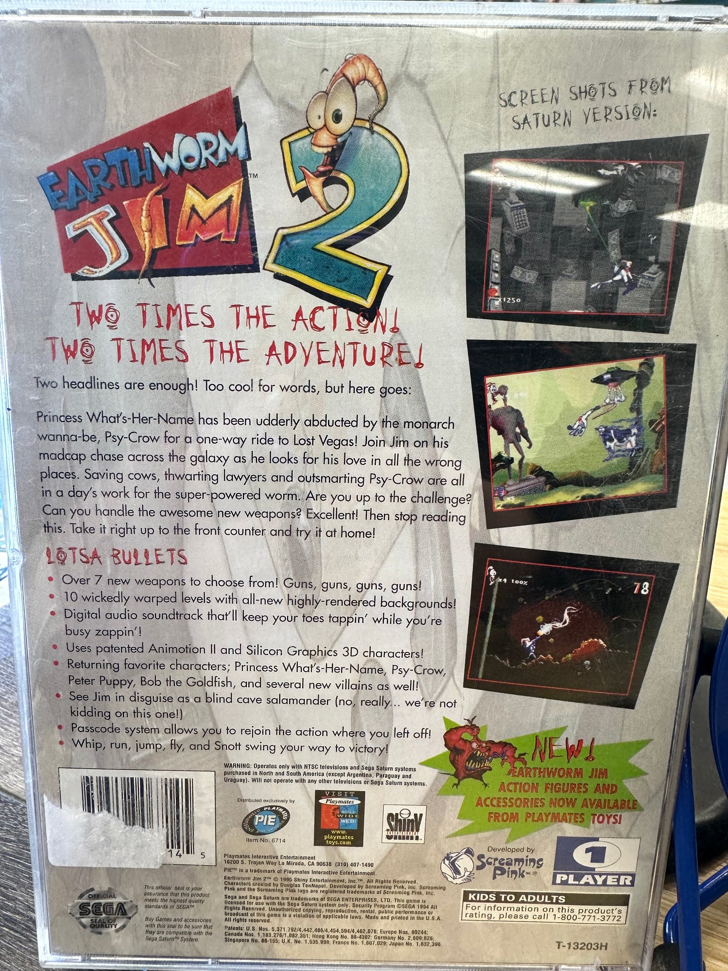 Earthworm Jim 2 - Sega Saturn game