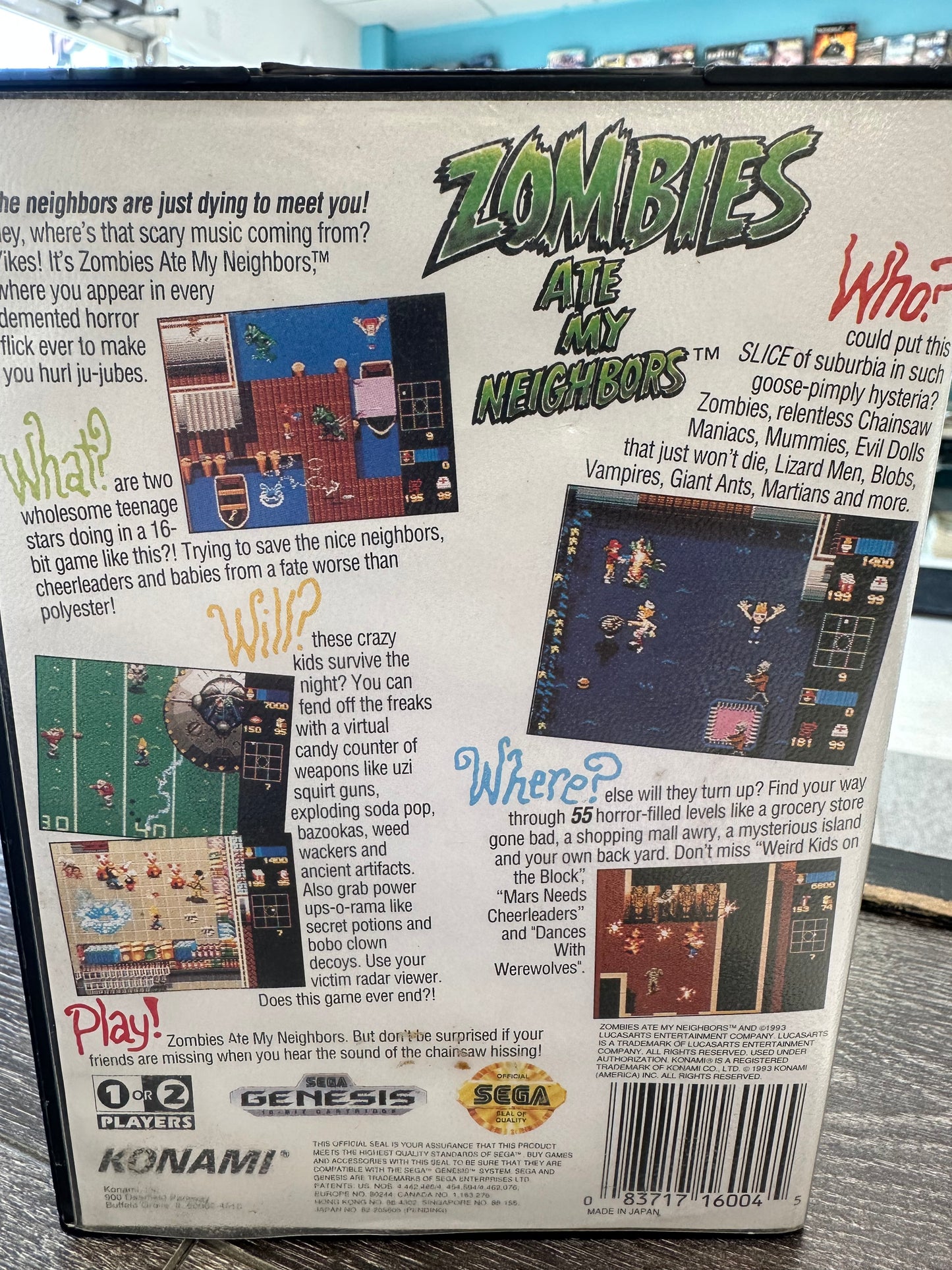 Zombies Ate My Neighbors - Sega Genesis game!