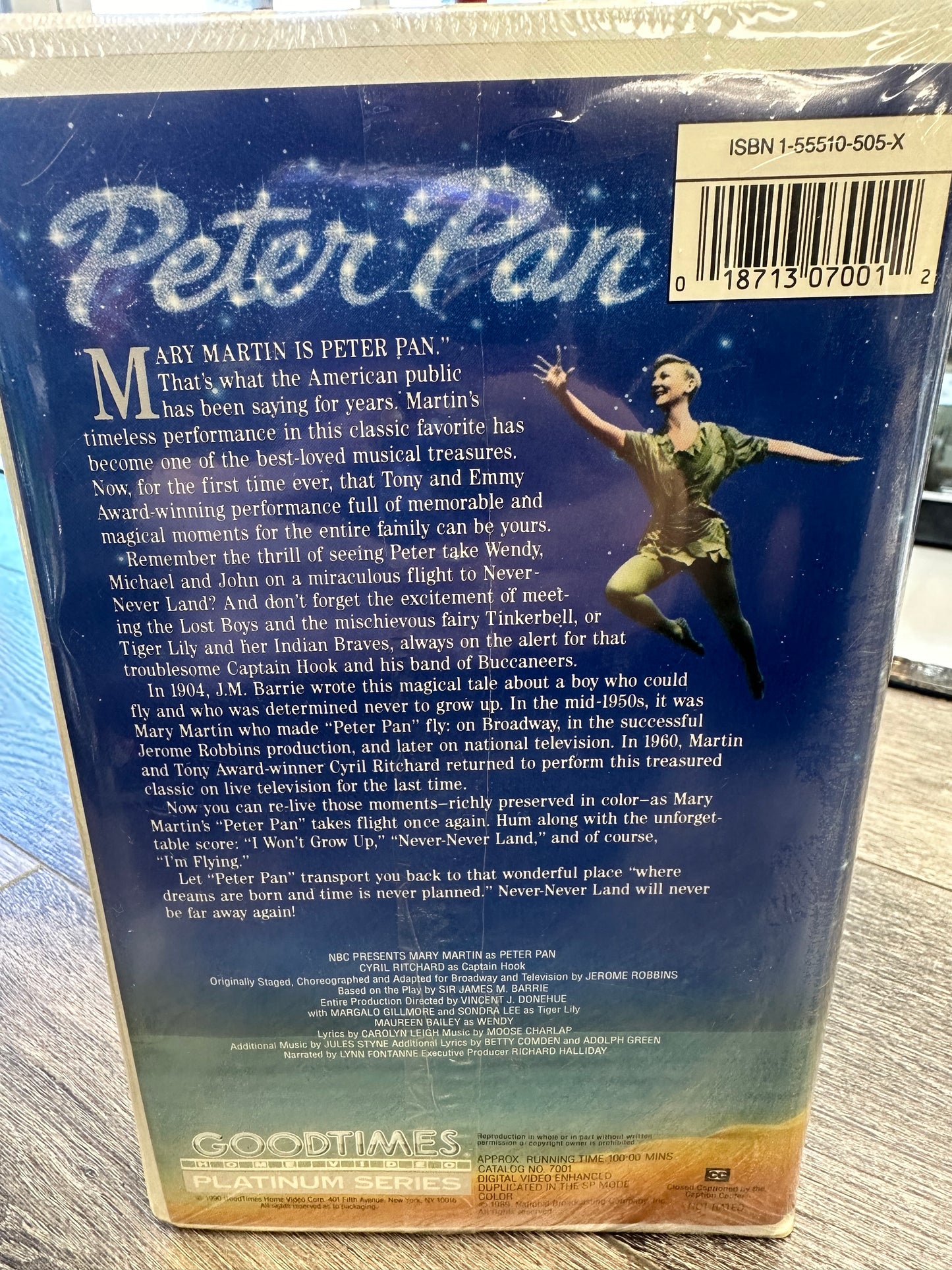Peter Pan musical classic on VHS