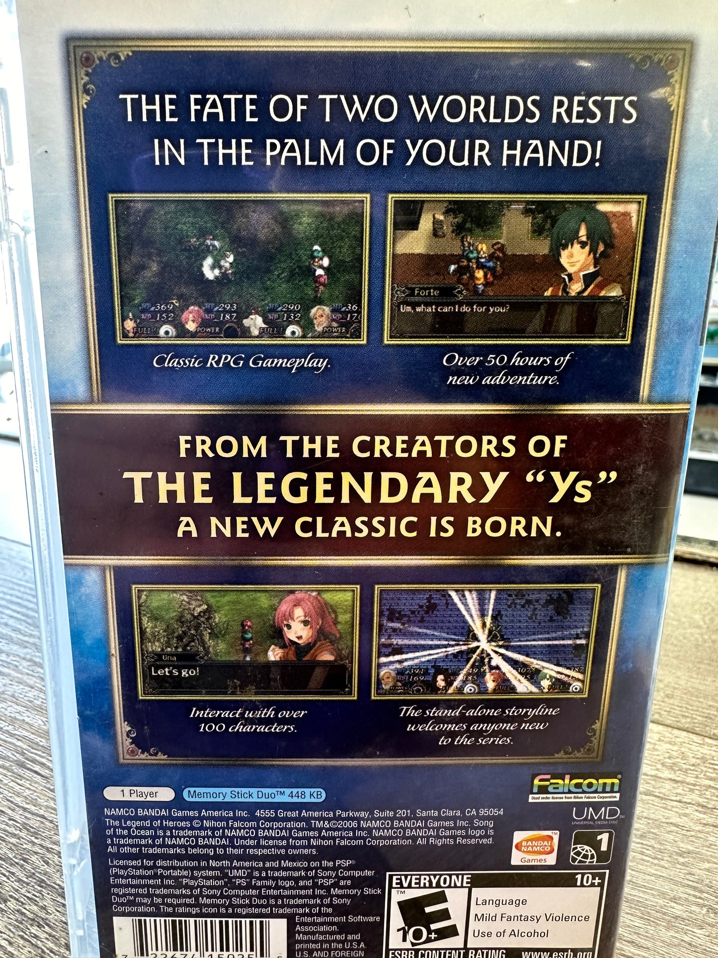Legend of Heroes III - Song of the Ocean - PSP Game