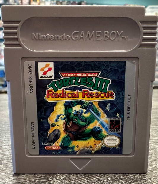 TMNT Radical Rescue GameBoy Game
