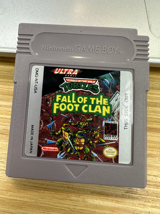 TMNT Fall of the Foot Clan Gameboy Game!